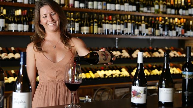 Michelle Collett’s wine bar has a boutique range of Australian wine.