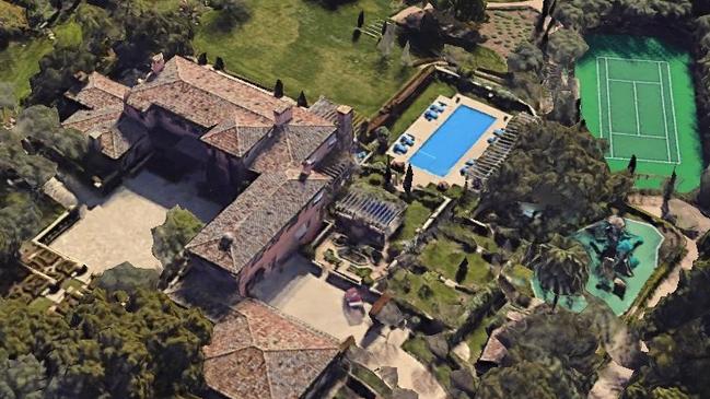 The $20 million compound in Montecito that the Sussexes occupy. Picture: Supplied