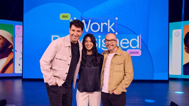 Canva co-founders Cameron Adams, Cliff Obrecht and Melanie Perkins have catapulted the company to a $US32bn valuation.