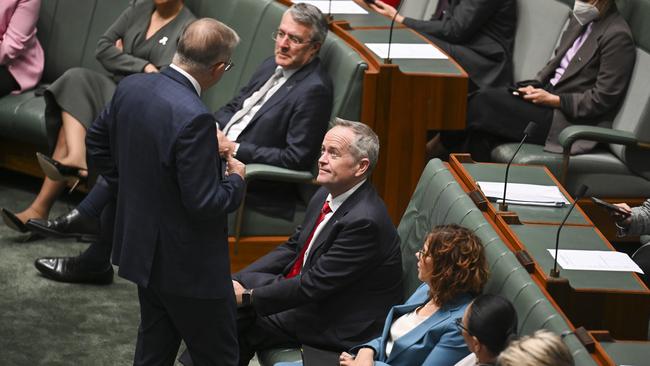 Albanese wants to avoid the class-warfare syndrome that plagued Labor under the previous era of Bill Shorten’s leadership. Picture: NCA NewsWire / Martin Ollman