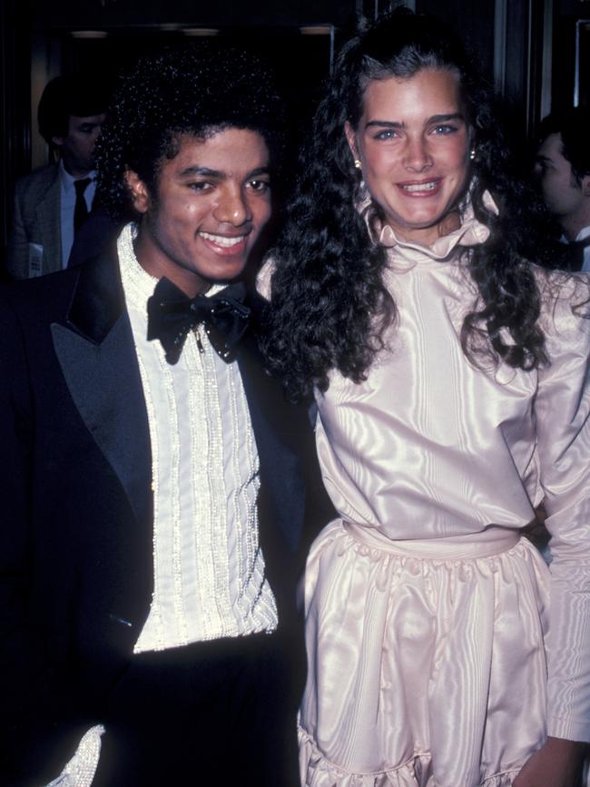Michael Jackson and Brooke Shields at the Oscars in 1981. Picture: Getty