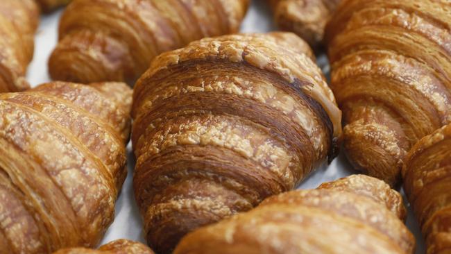 The study found that after eating the fat-laden croissants, oxygen flow was reduced to the prefrontal cortex part of the brain that regulates our thoughts, actions and emotions. Picture: Nikki Davis-Jones