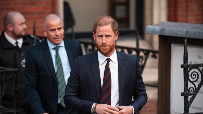 Harry claimed that his father “won’t speak to me” and also alleged that the royal household had exploited the issue of security to “imprison” members of the family. Picture: Getty Images