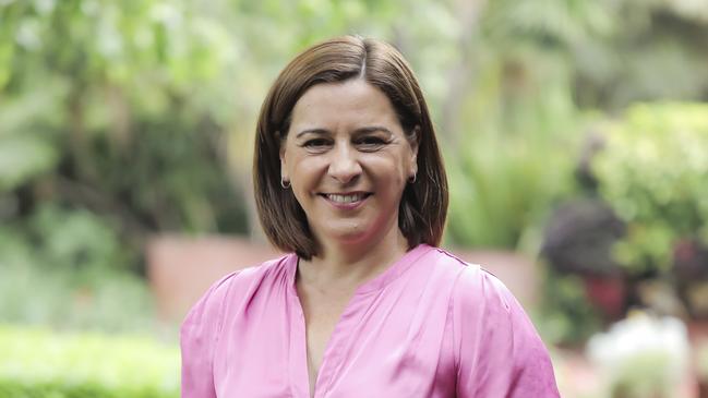 Deb Frecklington said friends and associates knew she wasn’t interested in what people wore. Picture: Mark Cranitch