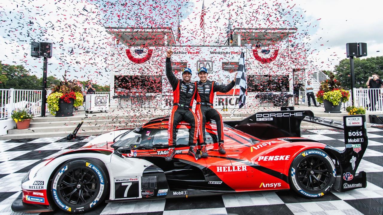 Matt Campbell drives Porsche's hybrid-powered Hypercar. Photo: Supplied.