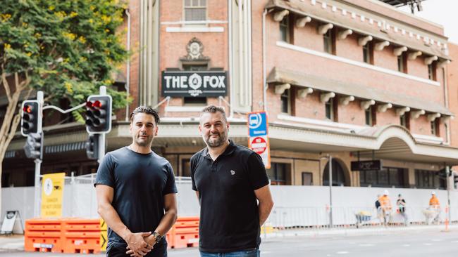 Nehme and Adonis Ghanem at the Fox Hotel in South Brisbane.