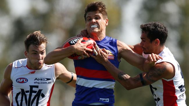 Jed Adcock in action during the NAB Challenge.