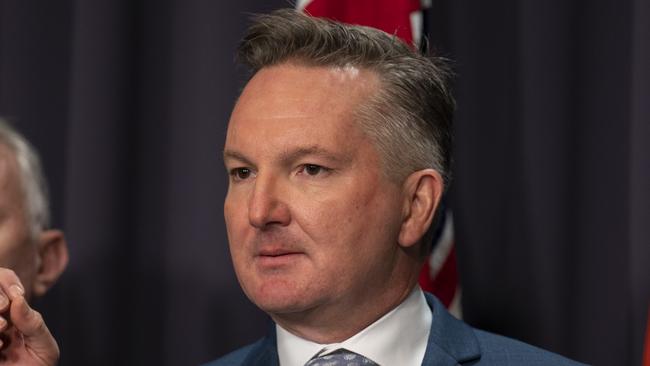 Energy Minister Chris Bowen will meet with officials on Wednesday. Picture: Martin Ollman