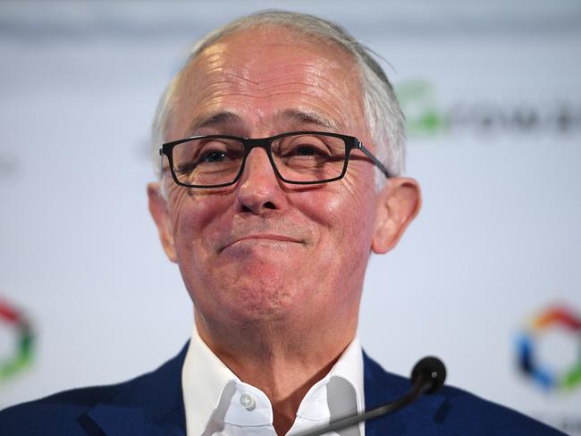 Former prime minister Malcolm Turnbull delivers an address at the NSW Smart Energy Summit in Sydney, Tuesday, December 4, 2018. (AAP Image/Dan Himbrechts) NO ARCHIVING