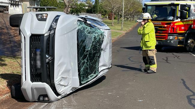 Two vehicles collided near the intersection of Kitchen Street and Perth Street about 8.30am on Thursday, October 3, 2024.