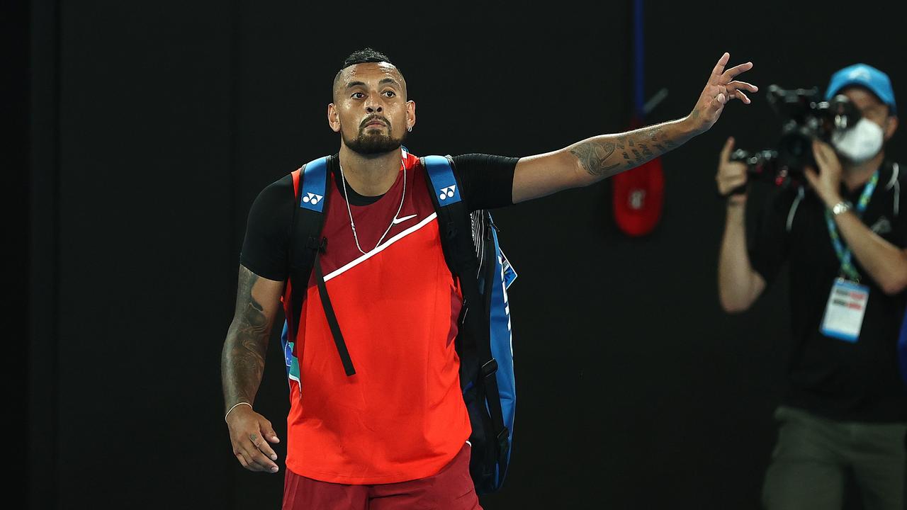 It’s time to embrace the Nick Kyrgios schtick. (Photo by Cameron Spencer/Getty Images)