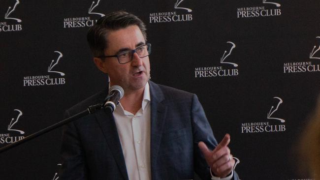 ABC director of news, analysis and investigations Gaven Morris. Picture: Emily Kulich / Melbourne Press Club.