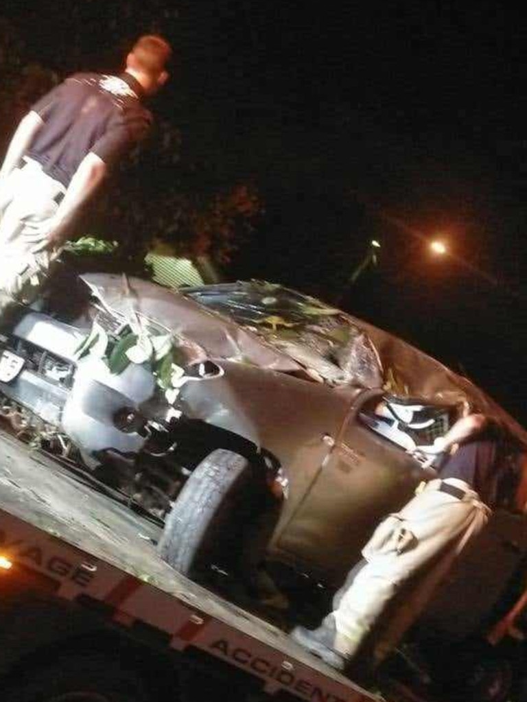 Photographs from the single-vehicle traffic crash in Babinda, North Queensland, on Thursday, September 19. Queensland Police Service said on Wednesday that initial information indicated that a silver Toyota Hilux crashed near the intersection of Howard Kennedy Drive and Peever Road around 9pm. Investigations are ongoing and anyone with relevant information or vision is urged to contact police.
