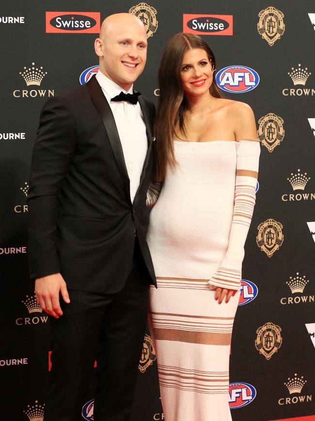 Gary and Jordan Ablett at last year’s Brownlow. Picture: Mark Stewart