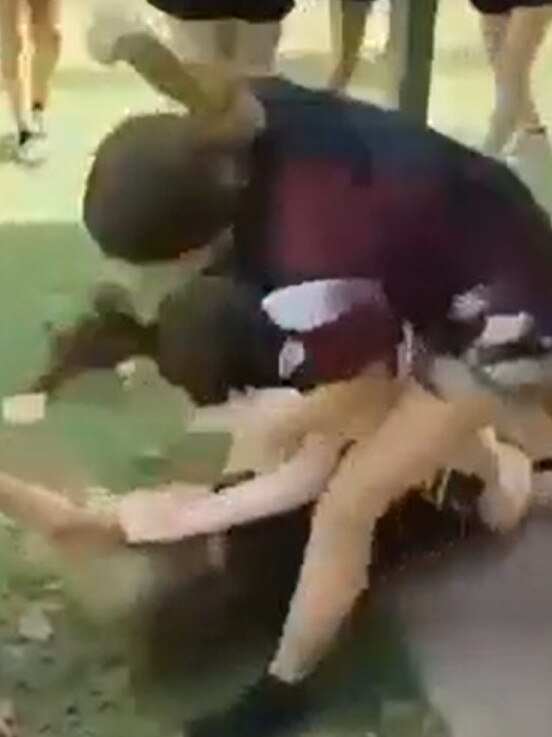 The mother of a 13-year-old girl attacked in a violent incident outside a rural Darwin school says the school needs to do more to protect her. Picture: Supplied