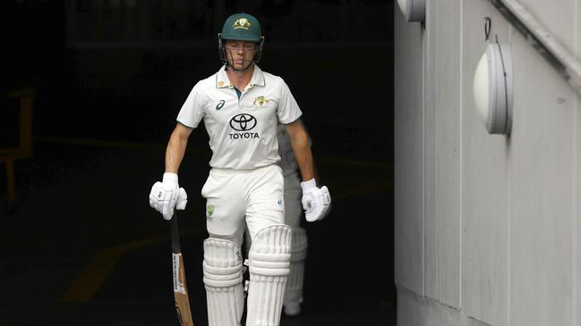 Nathan McSweeney will make his Test debut in Perth against India on November 22 after captaining Australia A this month. Picture: Darrian Traynor / Getty Images