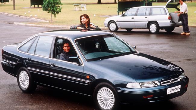 The oddball Toyota Lexcen in 1995. Picture: News Corp Australia