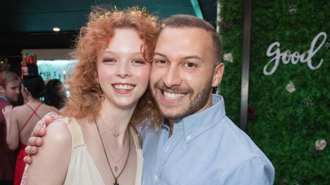 Striking a pose with SA-born supermodel Lily Nova, Paolo Sebastian designer Paul Vasileff is Paula Nagel’s Adelaide style icon. Picture: Matthew Kroker