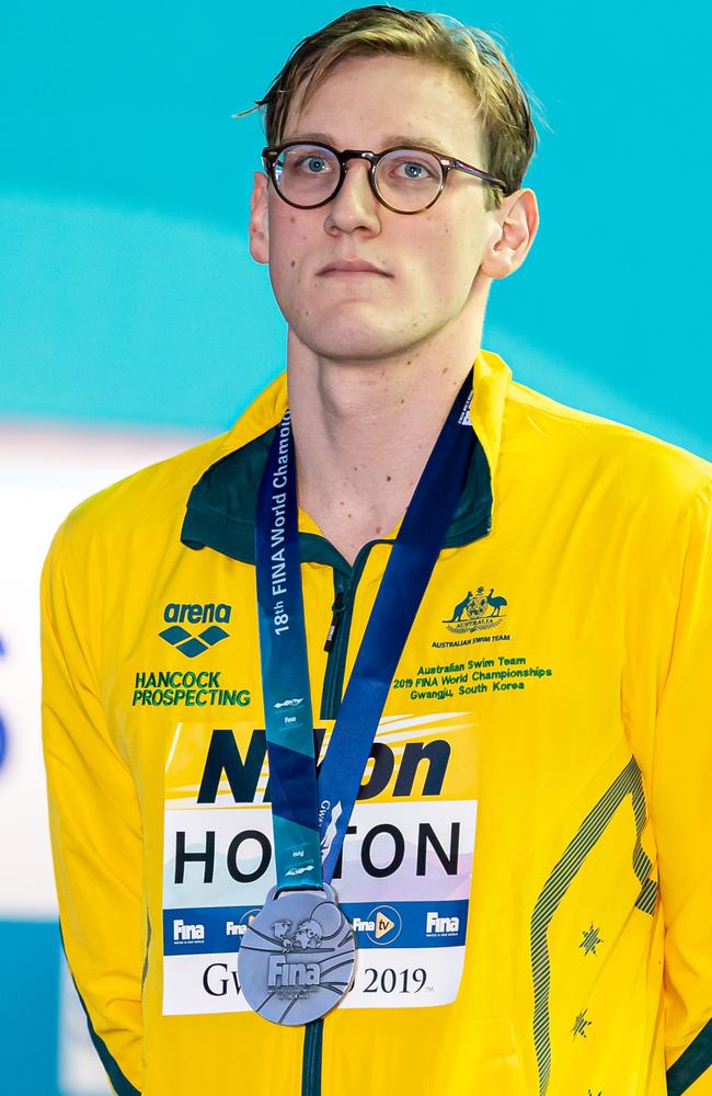 Australian swimmer Mack Horton, who staged an anti-drug protest by refusing to share the podium with Chinese swimmer Sun Yang on July 21. Picture: Andrea Masini/Deepbluemedia