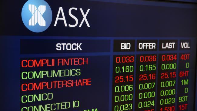 Your ‘at risk’ return from the ASX is represented by an average dividend yield of just over 4 per cent. Picture NCA Newswire/ Gaye Gerard