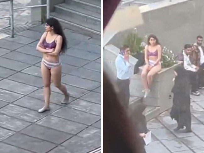 Woman arrested after taking off clothes at Iranian university