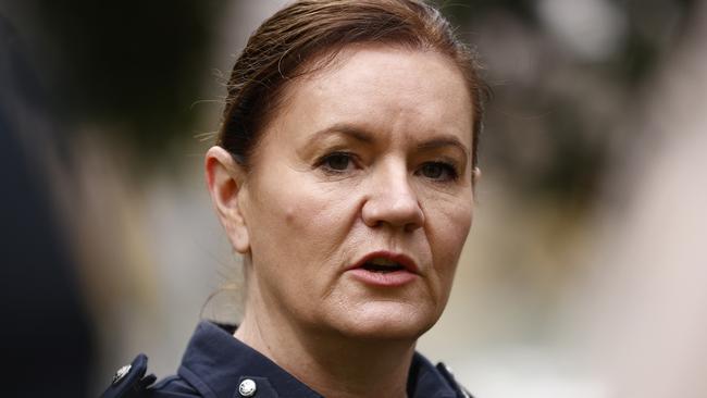 Ambulance Victoria acting CEO Libby Murphy says more than half of all Code 1 cases are being met within the 15-minute benchmark. Picture: Daniel Pockett