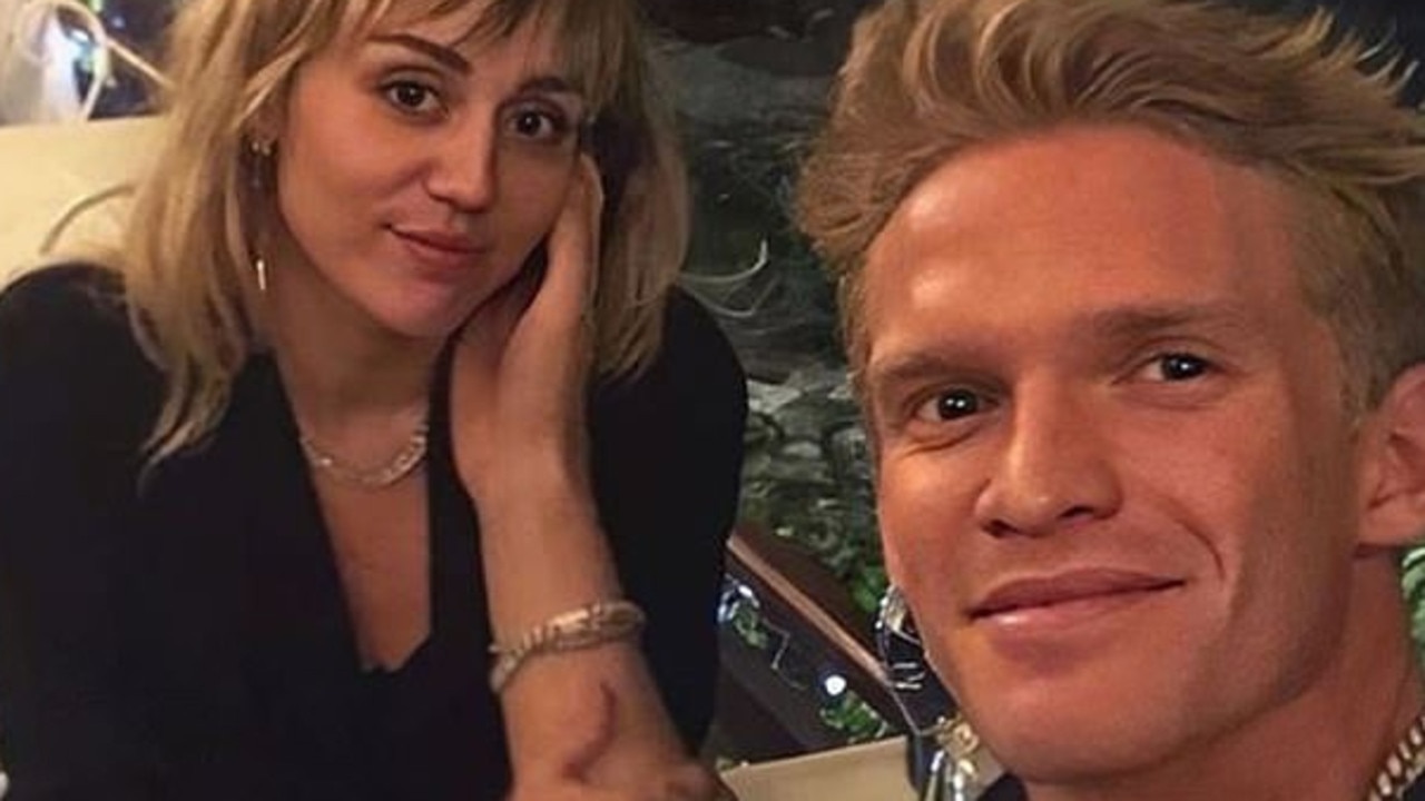 Simpson and Cyrus’ relationship is moving fast. Picture: Instagram