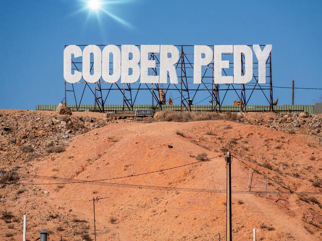 An image of a lettering Coober Pedy in south Australia. Picture: iStock