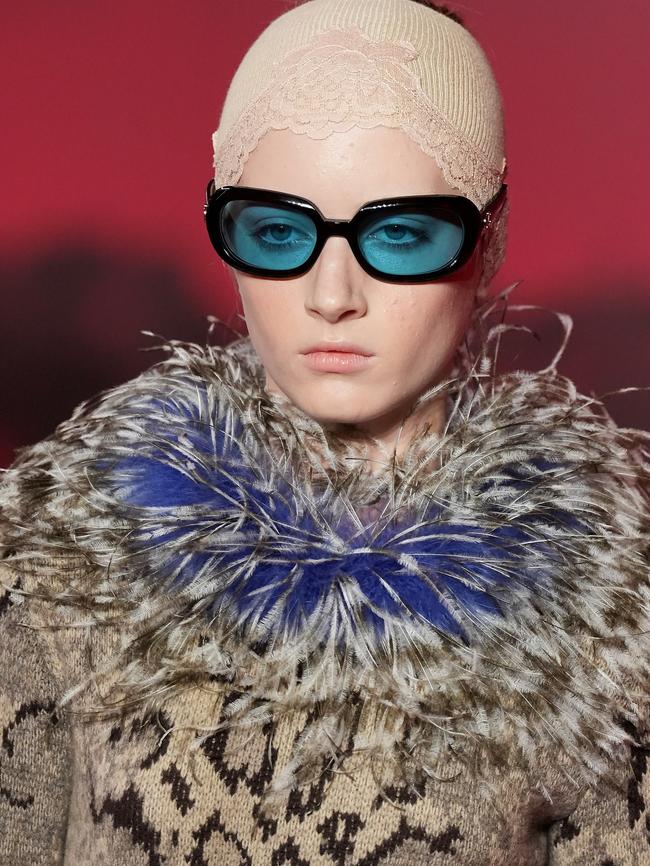 Kai making her runway debut at Paris Fashion Week.
