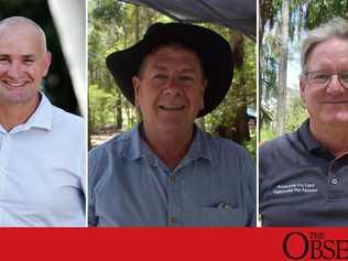 Incumbent Labor MP Glenn Butcher (left), LNP candidate Ron Harding, and One Nation candidate Kevin Jorgensen will feature in tonight’s Gladstone Election Debate hosted by The Observer and The Courier Mail.