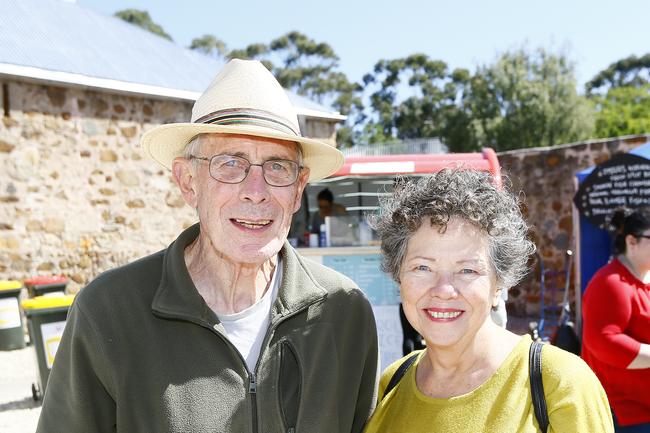 SOCIALS - Clarence Jazz Festival at Rosny Barn. (L-R) John Bass and Bridget Nichols both of Mount Nelson. PICTURE: MATT THOMPSON