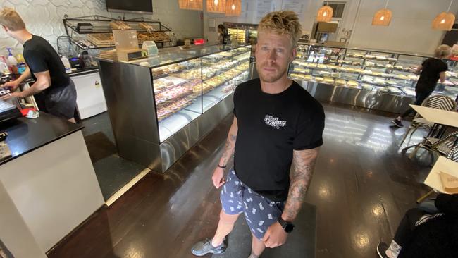 Ryan Obst, owner of St Peters Bakehouse in St Peters. Picture: Roy Vandervegt