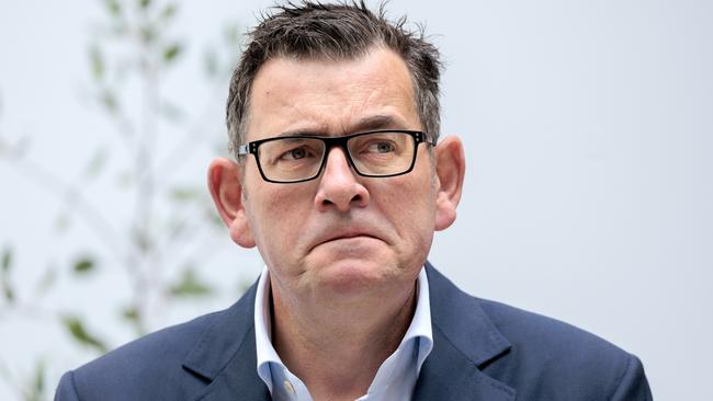 Pity Premier Daniel Andrews hasn’t resigned with the same class as Damien Hardwick. Picture: David Geraghty