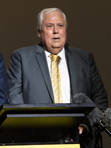 Clive Palmer will represent his United Australia Party. Picture: Brad Fleet