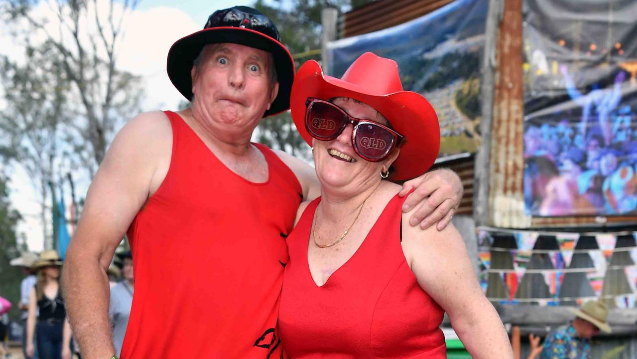 Tony and Valda Knoll at the Gympie Muster. Picture: Patrick Woods.