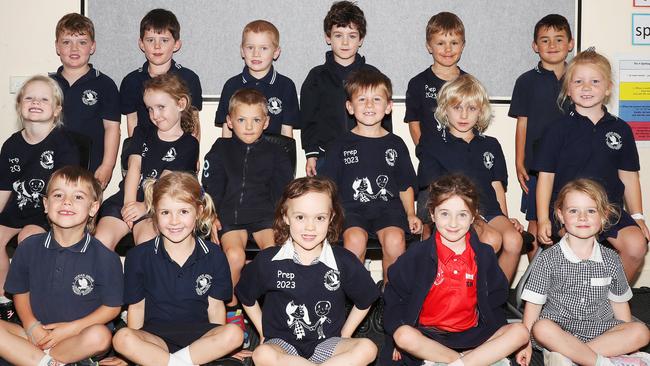 Ocean Grove Primary Class FEM Back row L-R: Gabriel Melching, Ned O’Neil-Lewis, Hugo Roberts, Finn Ely, Rafael Isaacson and Mason Swindells. Middle row L-R: Phoebe Ellery, River Ramaekers, Charlie Murray, Hunter Truempelmann, Archie Gowdie and Lexi Van Deuren. Front row L-R: Freddie Chambers, Isobel Chapman, Audrey Holden- Humber, Isla Cumming and Tiggy Gavin.