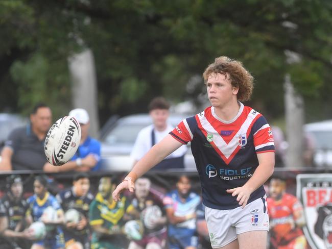 Kirwan State High School hosts St Patrick's College, Mackay, in round 1 of the 2025 Aaron Payne Cup. Picture: Evan Morgan