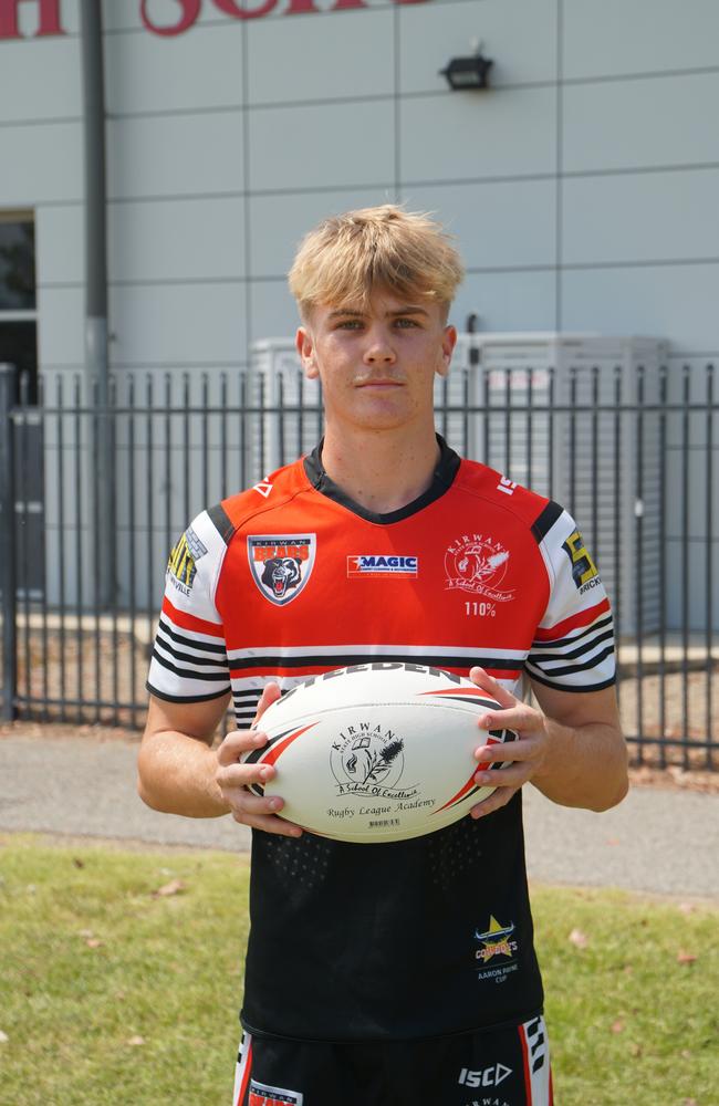 Preston Cassidy from Kirwan State High School's rugby league program.