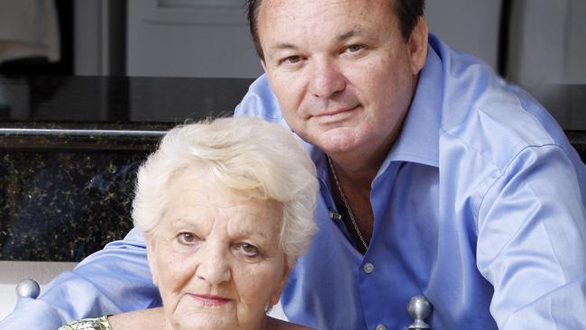 Peter Foster with his late mother Louise Foster-Poletti.