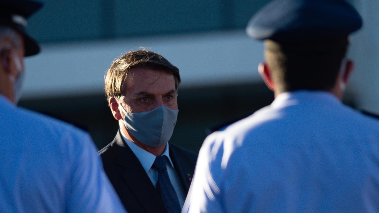 Brazilian President Jair Bolsonaro has been criticised for his position on the pandemic. Picture: Andressa Anholete/Getty Images