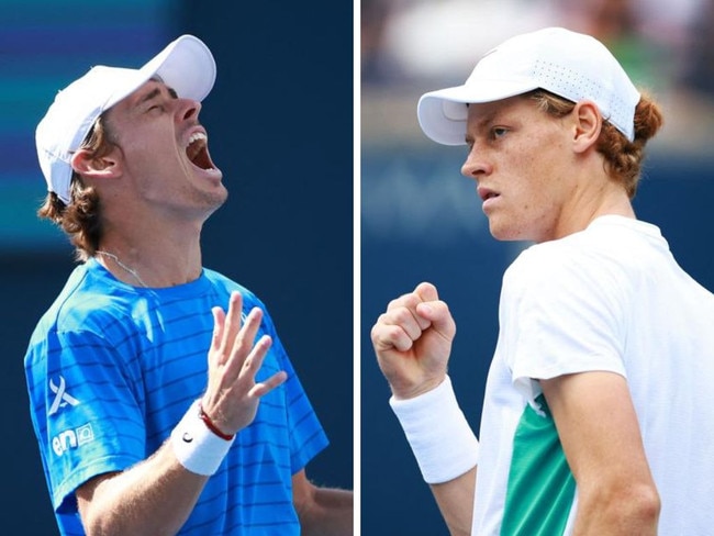 Alex de Minaur and Jannik Sinner