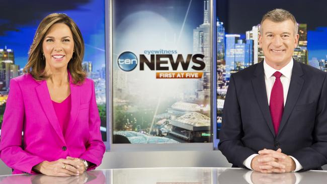 Stephen Quartermain now sits alongside the woman that replaced him Jennifer Keyte. Picture: Supplied