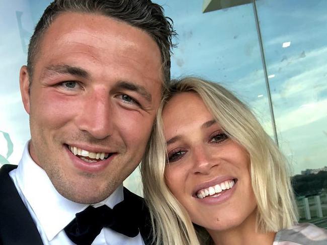 Phoebe and Sam Burgess in November 2018. Picture: Instagram