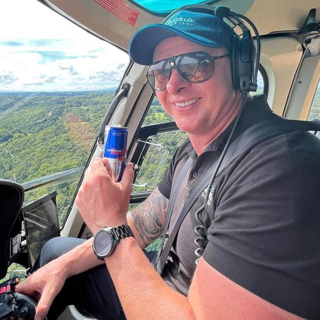 Chief pilot of Sea World helicopters, Ash 'Jenko' Jenkinson, 40, died in the helicopter crash over the Gold Coast Broadwater.