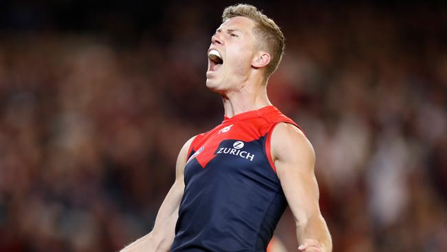 Melksham played a key role across half forward for the Demons in 2018. Pic: Getty Images