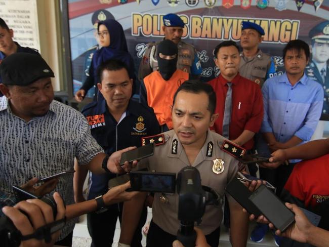 Australian Linklater Dustin, 38 arrested by Indonesian Police. Picture: Buchan