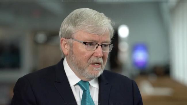 Kevin Rudd at the Republican Convention where Donald Trump revealed his VP pick. Picture: Supplied / ABC Pool