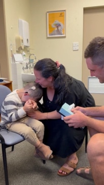 Aussie boy hears parents' voices for the first time