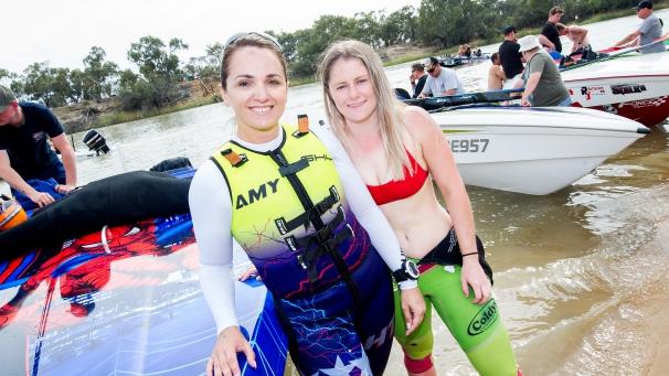 Amy Hockley, left, had a longtime passion for water skiing. Picture: Facebook