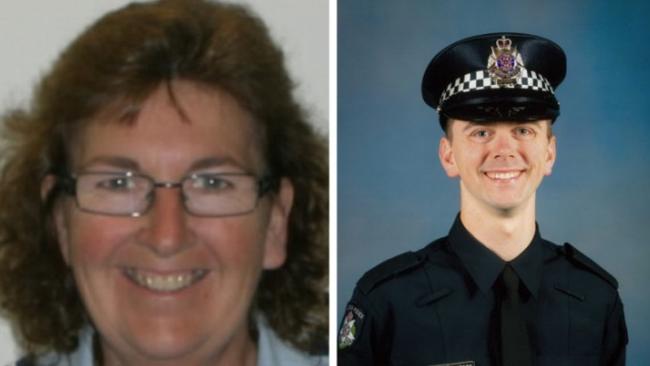 Leading Senior Constable Lynette Taylor and Constable Josh Prestney.